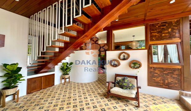 Wooden House For Sale in Krong Siem Reap-Near River